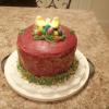 Easter Peeps Checkerboard cake
