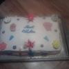 Decorated 1/2 Sheet cake